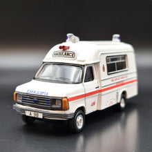 Load image into Gallery viewer, Explorafind 1980 Ford Transit MKII Ambulance A98 Hong Kong FSD 1:76 Die Cast New
