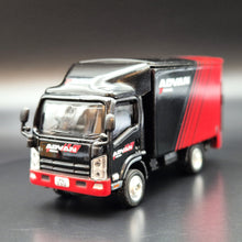 Load image into Gallery viewer, Explorafind 2015 Isuzu N Series NPR Box Truck Yokohama Advan 1:76 Die Cast Truck New
