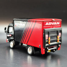 Load image into Gallery viewer, Explorafind 2015 Isuzu N Series NPR Box Truck Yokohama Advan 1:76 Die Cast Truck New
