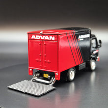 Load image into Gallery viewer, Explorafind 2015 Isuzu N Series NPR Box Truck Yokohama Advan 1:76 Die Cast Truck New
