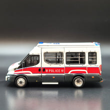 Load image into Gallery viewer, Explorafind 2023 Iveco Daily Hong Kong Police PTU AM8381 Van 1:76 Die Cast New
