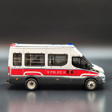 Load image into Gallery viewer, Explorafind 2023 Iveco Daily Hong Kong Police PTU AM8381 Van 1:76 Die Cast New
