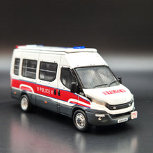 Load image into Gallery viewer, Explorafind 2023 Iveco Daily Hong Kong Police PTU AM8381 Van 1:76 Die Cast New
