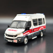 Load image into Gallery viewer, Explorafind 2023 Iveco Daily Hong Kong Police PTU AM8381 Van 1:76 Die Cast New
