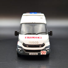 Load image into Gallery viewer, Explorafind 2023 Iveco Daily Hong Kong Police PTU AM8381 Van 1:76 Die Cast New
