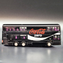 Load image into Gallery viewer, Explorafind MAN A95 Coca-Cola Double Decker Bus Black/Silver 1:110 Die Cast New
