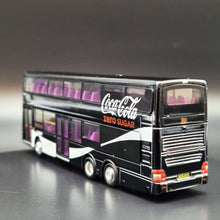 Load image into Gallery viewer, Explorafind MAN A95 Coca-Cola Double Decker Bus Black/Silver 1:110 Die Cast New
