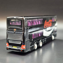 Load image into Gallery viewer, Explorafind MAN A95 Coca-Cola Double Decker Bus Black/Silver 1:110 Die Cast New
