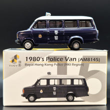 Load image into Gallery viewer, Explorafind 1980 Ford Transit MKII Royal Hong Kong Police Van AM8145 1:76 Die Cast New
