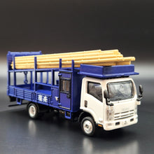 Load image into Gallery viewer, Explorafind 2015 Isuzu N Series NPR Bamboo Scaffolding Truck 1:64 Die Cast Truck New
