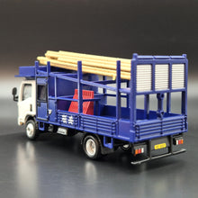 Load image into Gallery viewer, Explorafind 2015 Isuzu N Series NPR Bamboo Scaffolding Truck 1:64 Die Cast Truck New
