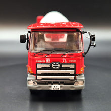 Load image into Gallery viewer, Explorafind 2019 Hino Series 700 Concrete Mixer Truck Hong Kong Red 1:76 Die Cast Truck New
