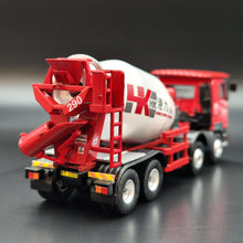 Load image into Gallery viewer, Explorafind 2019 Hino Series 700 Concrete Mixer Truck Hong Kong Red 1:76 Die Cast Truck New
