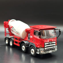 Load image into Gallery viewer, Explorafind 2019 Hino Series 700 Concrete Mixer Truck Hong Kong Red 1:76 Die Cast Truck New
