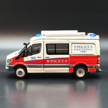 Load image into Gallery viewer, Explorafind 2019 Mercedes-Benz Sprinter FL 4x4 Hong Kong Police (Bomb Disposal Unit) 1:64 Die Cast New
