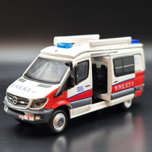 Load image into Gallery viewer, Explorafind 2019 Mercedes-Benz Sprinter FL 4x4 Hong Kong Police (Bomb Disposal Unit) 1:64 Die Cast New
