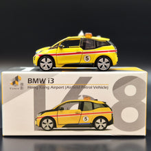 Load image into Gallery viewer, Explorafind 2017 BMW i3 Hong Kong Airport - Airfield Patrol Vehicle 1:64 Die Cast Car New
