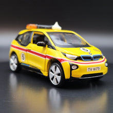 Load image into Gallery viewer, Explorafind 2017 BMW i3 Hong Kong Airport - Airfield Patrol Vehicle 1:64 Die Cast Car New
