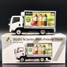 Load image into Gallery viewer, Explorafind 2015 Isuzu N Series NPR Bless Freezer Truck 1:76 Die Cast Truck New
