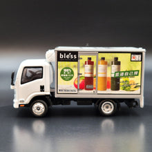 Load image into Gallery viewer, Explorafind 2015 Isuzu N Series NPR Bless Freezer Truck 1:76 Die Cast Truck New
