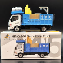 Load image into Gallery viewer, Explorafind 2022 Hino 300 Series Demolition Truck 1:64 Die Cast Truck New
