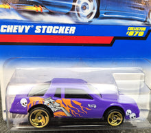 Load image into Gallery viewer, Hot Wheels 1998 Chevy Stocker Purple #870 Mainline New Long Card
