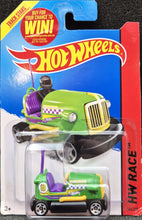 Load image into Gallery viewer, Hot Wheels 2014 Bump Around Green #166 HW Race - Track Aces New Long Card
