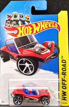 Load image into Gallery viewer, Hot Wheels 2014 Meyers Manx Red #114 HW Off-Road - Off Track New Long Card
