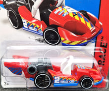 Load image into Gallery viewer, Hot Wheels 2014 Lets Go Red #165 HW Race - Track Aces New Long Card
