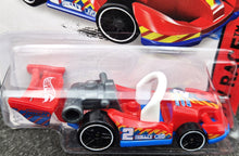 Load image into Gallery viewer, Hot Wheels 2014 Lets Go Red #165 HW Race - Track Aces New Long Card
