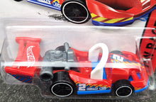 Load image into Gallery viewer, Hot Wheels 2014 Lets Go Red #165 HW Race - Track Aces New Long Card
