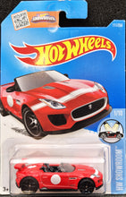 Load image into Gallery viewer, Hot Wheels 2016 &#39;15 Jaguar F-Type Project 7 Red #111 HW Showroom 1/10 New Long Card
