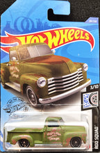 Load image into Gallery viewer, Hot Wheels 2020 &#39;52 Chevy Truck Matte Green #201 Rod Squad 3/10 New Long Card
