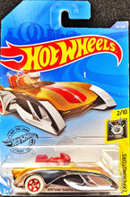 Load image into Gallery viewer, Hot Wheels 2020 Rockin Santa Sled Gold #53 Experimotors 2/10 New Long Card
