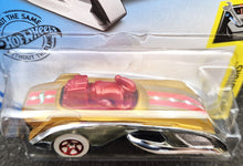 Load image into Gallery viewer, Hot Wheels 2020 Rockin Santa Sled Gold #53 Experimotors 2/10 New Long Card
