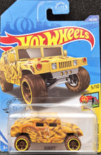 Load image into Gallery viewer, Hot Wheels 2020 Humvee Yellow #161 HW Art Cars 5/10 New Long Card
