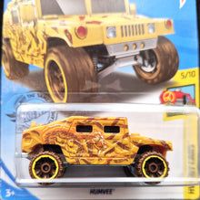 Load image into Gallery viewer, Hot Wheels 2020 Humvee Yellow #161 HW Art Cars 5/10 New Long Card
