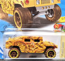 Load image into Gallery viewer, Hot Wheels 2020 Humvee Yellow #161 HW Art Cars 5/10 New Long Card
