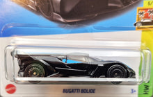 Load image into Gallery viewer, Hot Wheels 2023 Bugatti Bolide Black #213 HW Exotics 6/10 New Long Card
