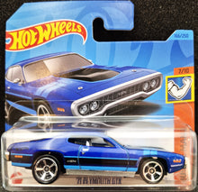 Load image into Gallery viewer, Hot Wheels 2023 &#39;71 Plymouth GTX Blue #166 Muscle Mania 7/10 New
