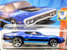 Load image into Gallery viewer, Hot Wheels 2023 &#39;71 Plymouth GTX Blue #166 Muscle Mania 7/10 New
