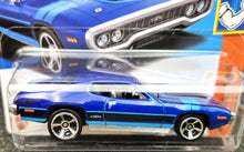 Load image into Gallery viewer, Hot Wheels 2023 &#39;71 Plymouth GTX Blue #166 Muscle Mania 7/10 New
