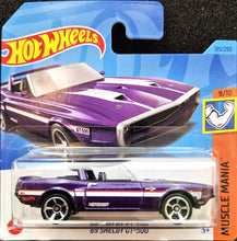 Load image into Gallery viewer, Hot Wheels 2023 &#39;69 Shelby GT 500 Purple Muscle Mania 9/10 New
