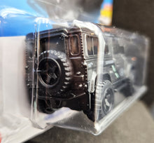 Load image into Gallery viewer, Hot Wheels 2023 Land Rover Defender 90 Dark Grey #227 HW Hot Trucks 10/10 New Long Card
