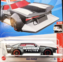 Load image into Gallery viewer, Hot Wheels 2023 Mad Manga Grey #248 HW Rescue 10/10 New Long Card
