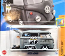 Load image into Gallery viewer, Hot Wheels 2023 Kool Kombi Matte Dark Grey #49 Surf&#39;s Up 2/5 New Long Card
