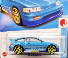 Load image into Gallery viewer, Hot Wheels 2023 &#39;88 Honda CR-X Matte Light Blue #148 HW J-Imports 10/10 New Long Card
