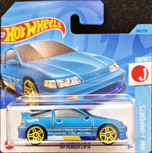 Load image into Gallery viewer, Hot Wheels 2023 &#39;88 Honda CR-X Matte Light Blue #148 HW J-Imports 10/10 New
