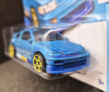 Load image into Gallery viewer, Hot Wheels 2023 &#39;88 Honda CR-X Matte Light Blue #148 HW J-Imports 10/10 New
