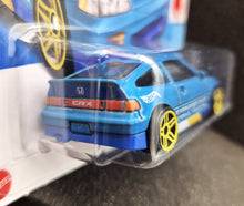 Load image into Gallery viewer, Hot Wheels 2023 &#39;88 Honda CR-X Matte Light Blue #148 HW J-Imports 10/10 New
